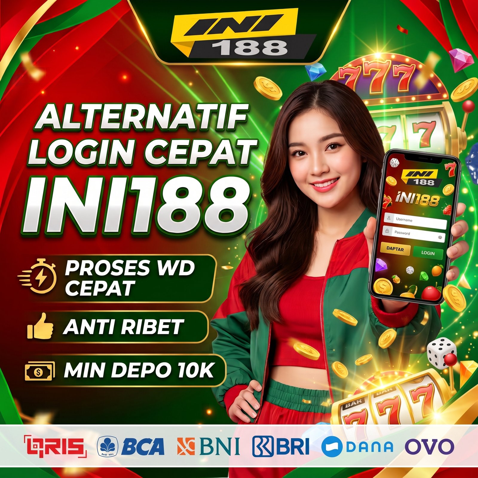 INI188 Alternatif Login Praktis Melalui Mobile Dengan Tingkat Keamanan Tinggi Dan Pelayanan Respon Cepat Memandu 24jam